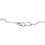 285-067 BOSAL Середній глушник вихлопних газів