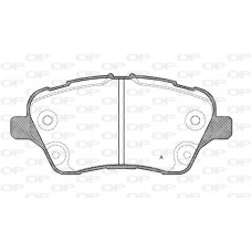 BPA1514.00 OPEN PARTS КомплеК т гальмівних колодок, дискове гальмо