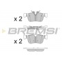 BP3819 BREMSI Комплект гальмівних колодок дисковий гальм