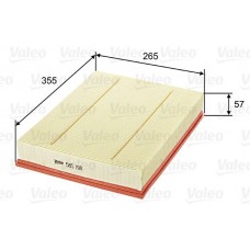 585198 VALEO Повітряний фільтр