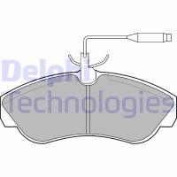 LP878 DELPHI Комплект гальмівних колодок дисковий гальм