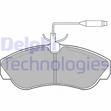 LP878 DELPHI Комплект гальмівних колодок дисковий гальм