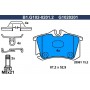 B1.G102-0201.2 GALFER Комплект гальмівних колодок дисковий гальм
