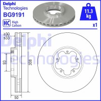 BG9191 DELPHI Гальмівний диск