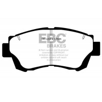 DP2874 EBC Brakes Комплект гальмівних колодок дисковий гальм
