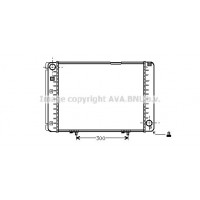 MS2175 AVA QUALITY COOLING Радіатор охолодження двигуна