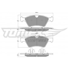TX 14-57 TOMEX Brakes Комплект гальмівних колодок дисковий гальм