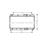 CR2031 AVA QUALITY COOLING Радіатор охолодження двигуна