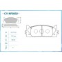 C11NR0002 CWORKS Комплект гальмівних колодок дисковий гальм