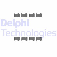 LX0226 DELPHI Комплектуючі колодки дискового гальма