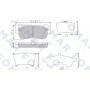 FO 958581 FOMAR Friction Комплект гальмівних колодок дисковий гальм
