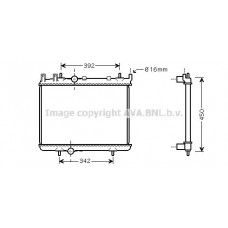 PEA2263 AVA QUALITY COOLING Радіатор охолодження двигуна