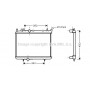 PEA2263 AVA QUALITY COOLING Радіатор охолодження двигуна
