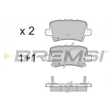 BP3246 BREMSI КомплеК т гальмівних колодок, дискове гальмо
