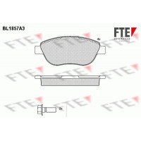 BL1857A3 FTE Комплект гальмівних колодок дисковий гальм
