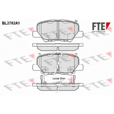 BL2762A1 FTE Комплект гальмівних колодок дисковий гальм