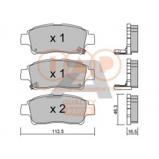 704-17000P IAP QUALITY PARTS Комплект гальмівних колодок дисковий гальм