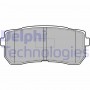 LP2095 DELPHI Комплект гальмівних колодок дисковий гальм