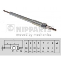 N5715019 NIPPARTS Свічка розжарювання