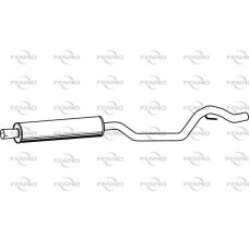 P5396 FENNO Середній глушник вихлопних газів