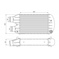 817881 VALEO Интеркулер
