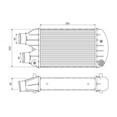 817881 VALEO Интеркулер