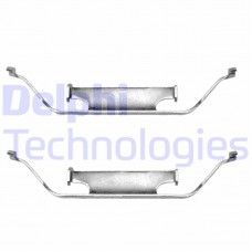 LX0135 DELPHI Комплектуючі колодки дискового гальма
