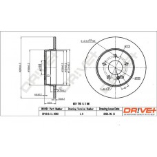 DP1010.11.0092 Dr!ve+ Гальмівний диск