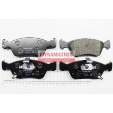 DBP1321 DYNAMATRIX Комплект гальмівних колодок дисковий гальм