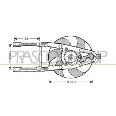 FT019F002 PRASCO Вентилятор охолодження двигуна