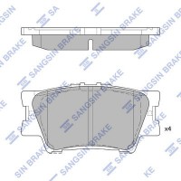 SP2081 Hi-Q Комплект гальмівних колодок дисковий гальм
