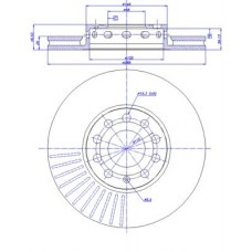 142.718 CAR Гальмівний диск
