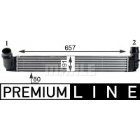 CI 313 000P MAHLE Интеркулер