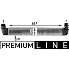 CI 313 000P MAHLE Интеркулер