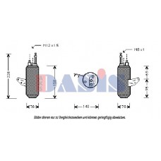800384N AKS DASIS Осушувач кондиціонера