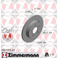 250.1355.20 ZIMMERMANN Гальмівний диск