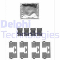 LX0558 DELPHI Комплектуючі колодки дискового гальма