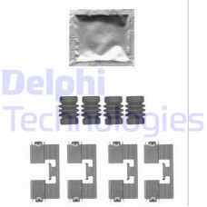 LX0558 DELPHI Комплектуючі колодки дискового гальма