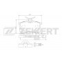 BS-1690 ZEKKERT КомплеК т гальмівних колодок, дискове гальмо