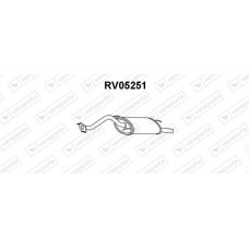 RV05251 VENEPORTE Глушник вихлопних газів кінцевий