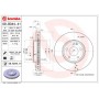 09.B344.41 BREMBO Гальмівний диск