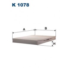 Фільтр повітря у внутрішньому просторі FILTRON K 1078
