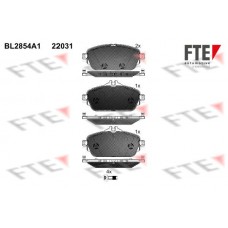 BL2854A1 FTE Комплект гальмівних колодок дисковий гальм