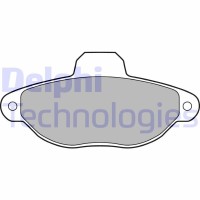 LP2704 DELPHI КомплеК т гальмівних колодок, дискове гальмо