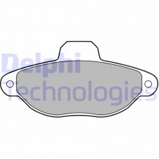 LP2704 DELPHI КомплеК т гальмівних колодок, дискове гальмо