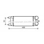PEA4365 AVA QUALITY COOLING Интеркулер