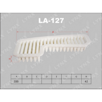 LA-127 LYNXauto Повітряний фільтр