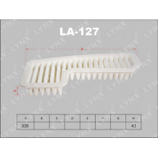 LA-127 LYNXauto Повітряний фільтр