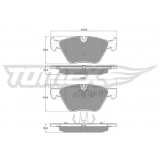 TX 15-09 TOMEX Brakes КомплеК т гальмівних колодок, дискове гальмо