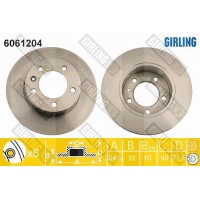 6061204 GIRLING Гальмівний диск